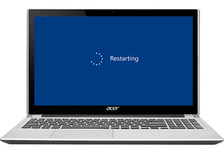 Cara reboot laptop asus